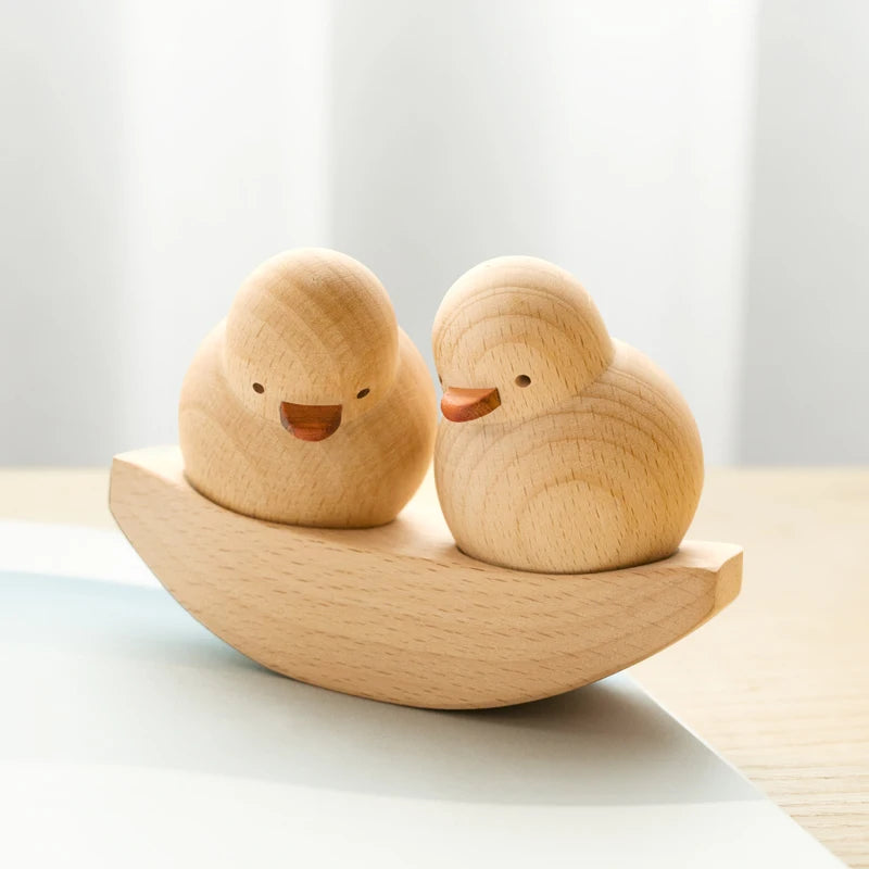 Wooden Duck Duo