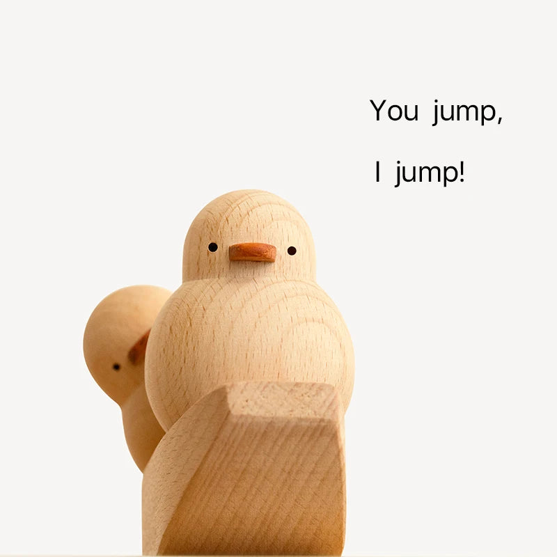 Wooden Duck Duo