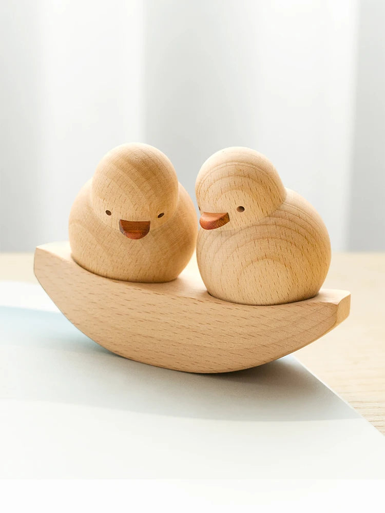 Wooden Duck Duo