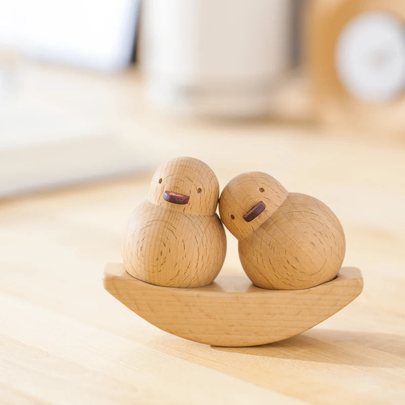 Wooden Duck Duo